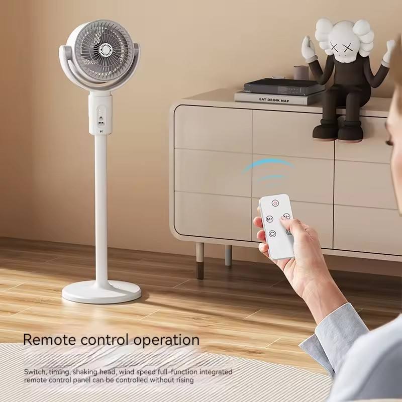 F1 Air Circulation Fan – Rechargeable 3-in-1 Portable Desk & Floor Fan with Remote Control