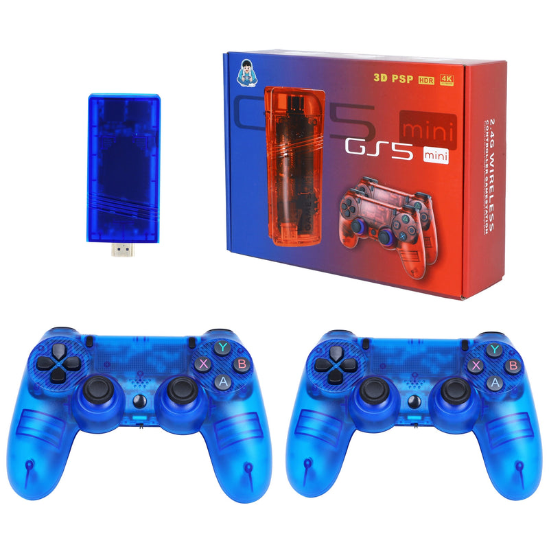 GS5 Mini Gaming Console 64GB | 30,000+ Games | 4K HDMI | 2 Wireless Controllers