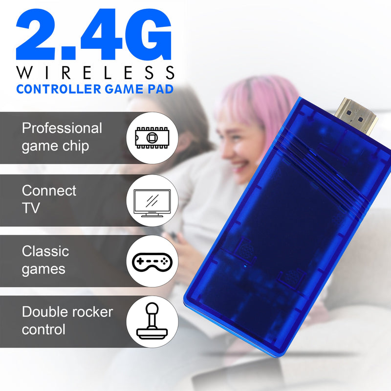 GS5 Mini Gaming Console 64GB | 30,000+ Games | 4K HDMI | 2 Wireless Controllers