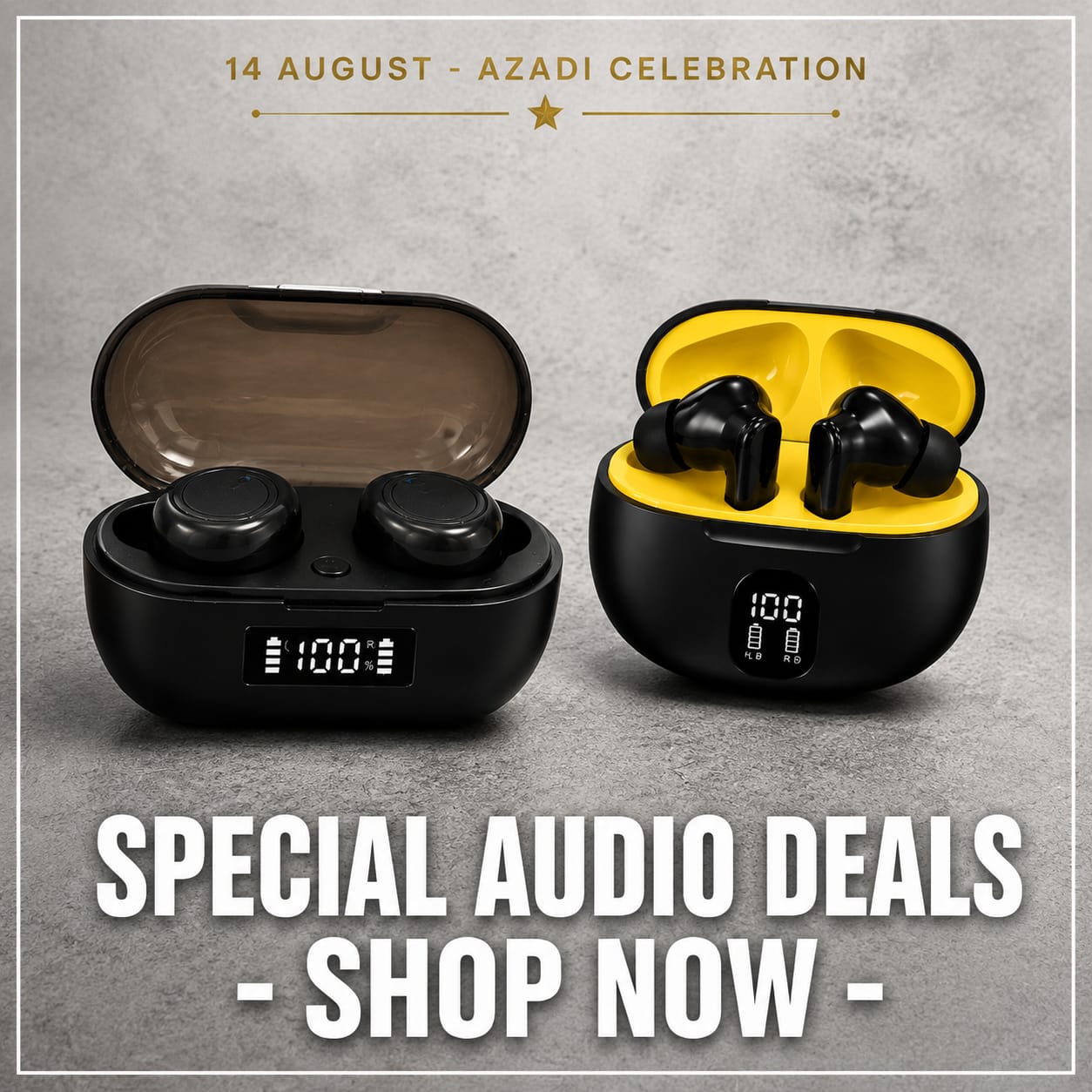 🎧 Buy 2, Get 2 FREE — Ultimate Earbuds Bundle
