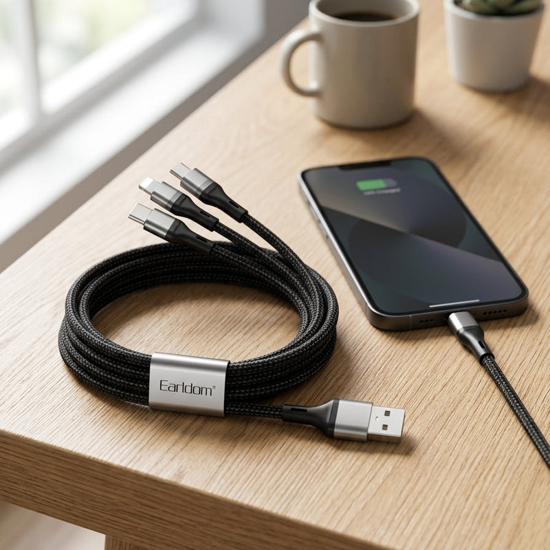 Earldom 3-in-1 Fast Charging Cable (EC-IMC031)