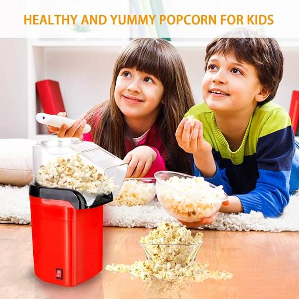 1200W Hot Air Popcorn Maker Machine – Oil-Free Electric Popcorn Popper for Home