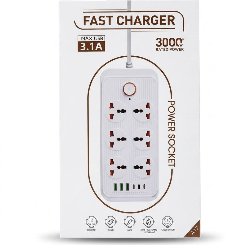 Fast Charger Power Socket Extension (Model A17)