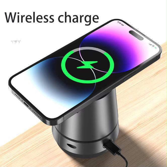 Q05 Magnetic Wireless Charger with AI Face Tracking Stand