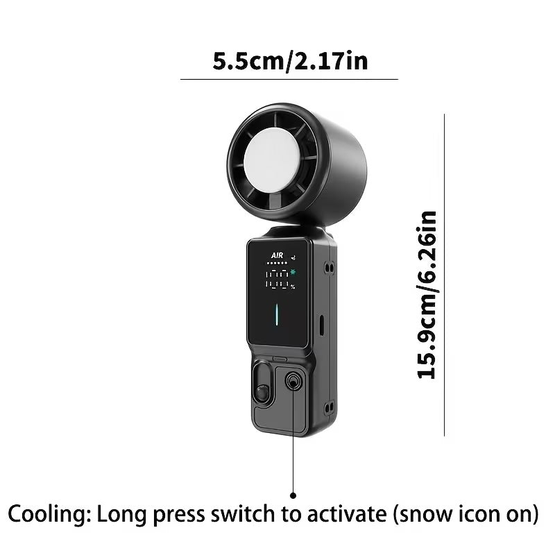 Foluu 3-in-1 Portable Cooling Fan – 16,000 RPM Turbo Airflow