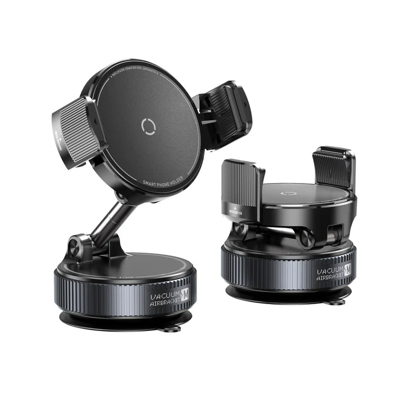 360° Vacuum Magnetic Phone Holder — Foldable MagSafe Car Mount & Desk Stand